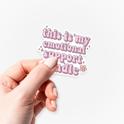 This is my Emotional Support Kindle Sticker Jellypine