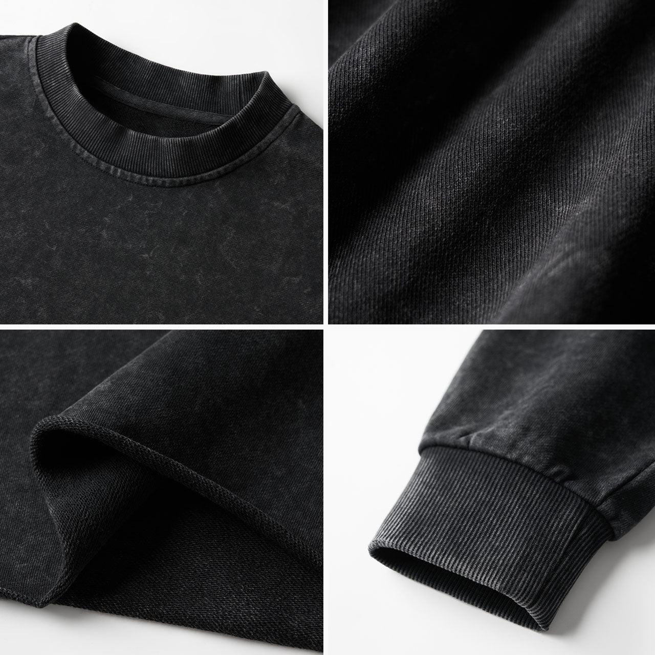Crop Washed Sweatshirts Jellypine