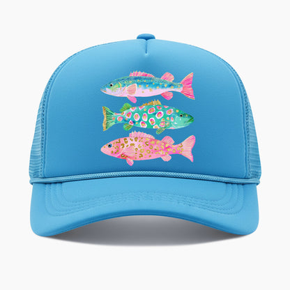 Colorful Fish Trucker Hat