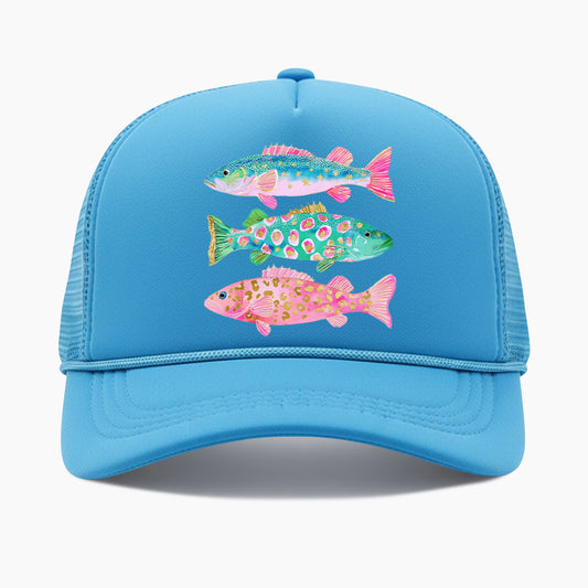 Colorful Fish Trucker Hat