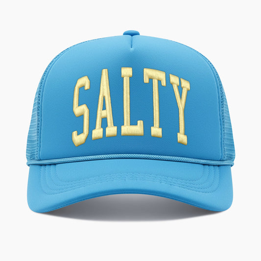 Embroidered Salty Trucker Hat