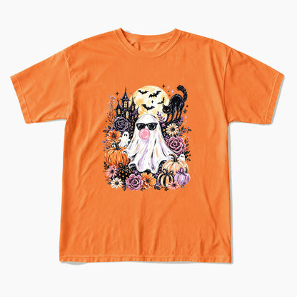 Ghost Blowing Bubble Gum Halloween T Shirts