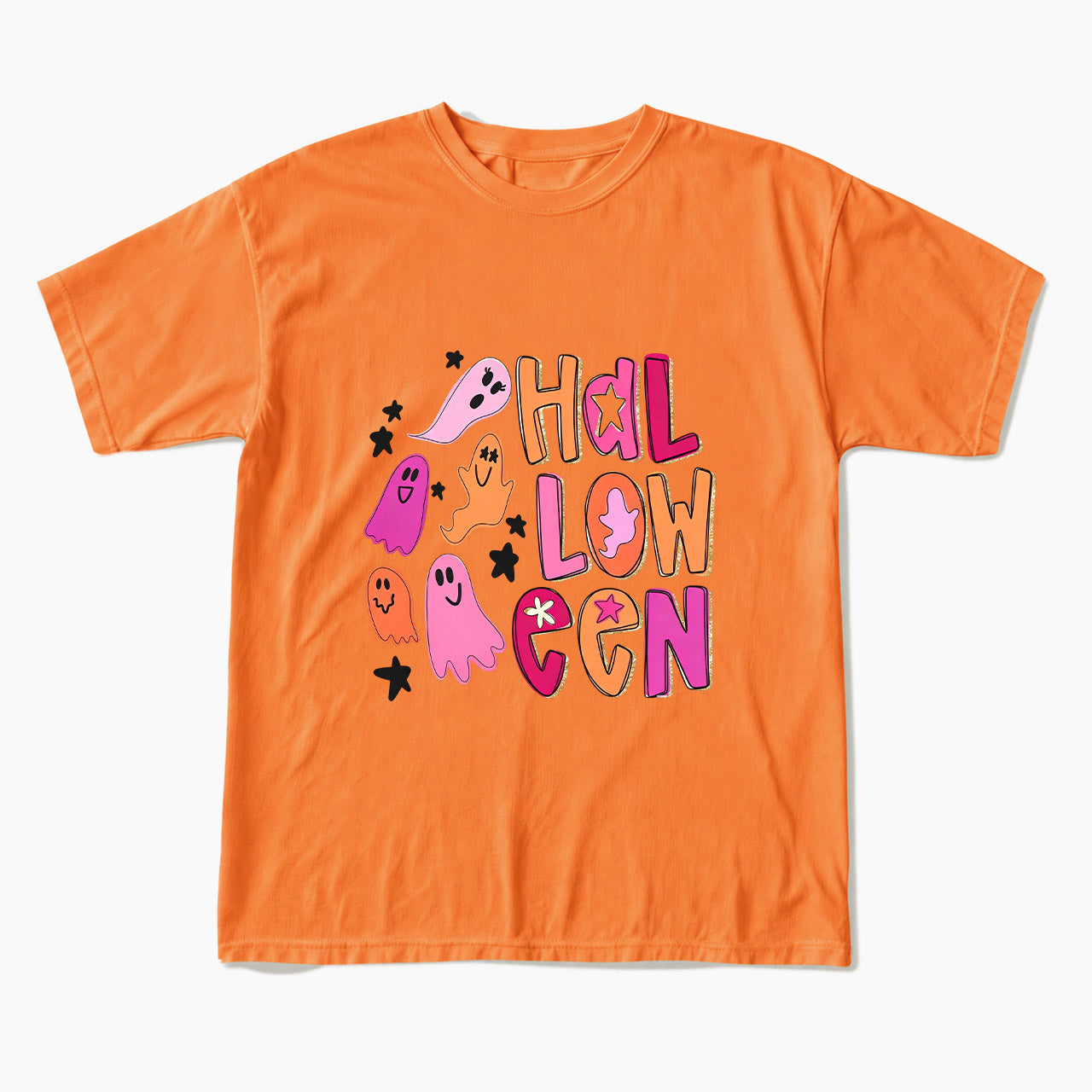 Ghost Doodle Halloween T Shirts