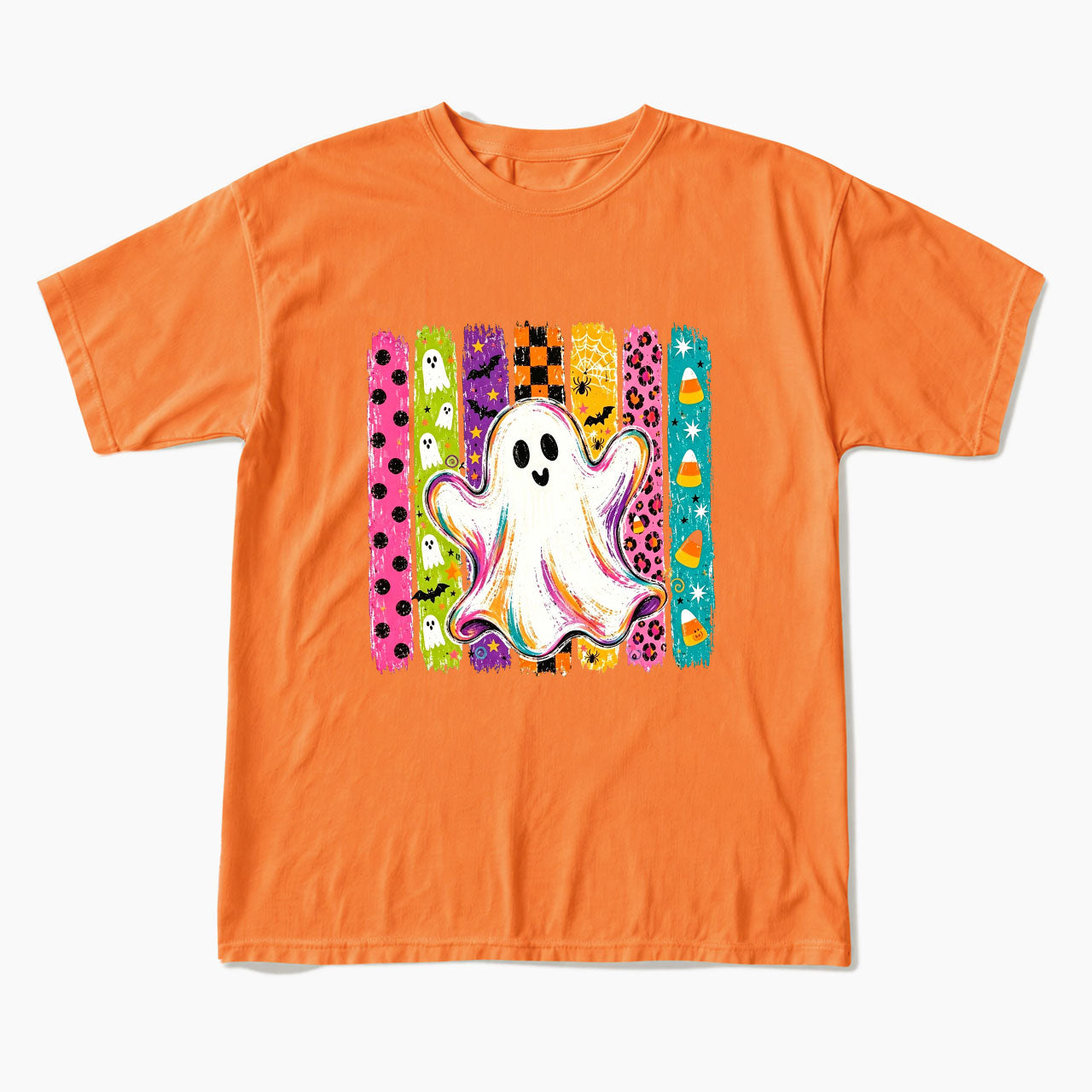 Rainbow Ghost Halloween T Shirts