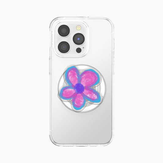 Neon Crayon Flower Magnetic Phone Grip Holder Jellypine