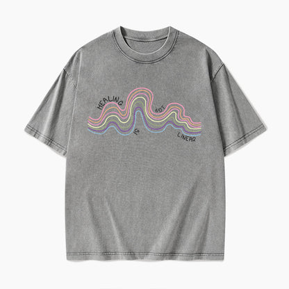 Healing Is Not Linear Washed Tees