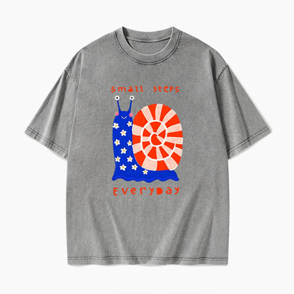Small Steps Washed Tees