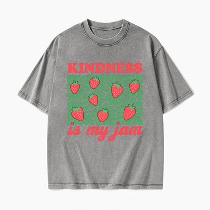 Kindness in My Jam Washed Tees
