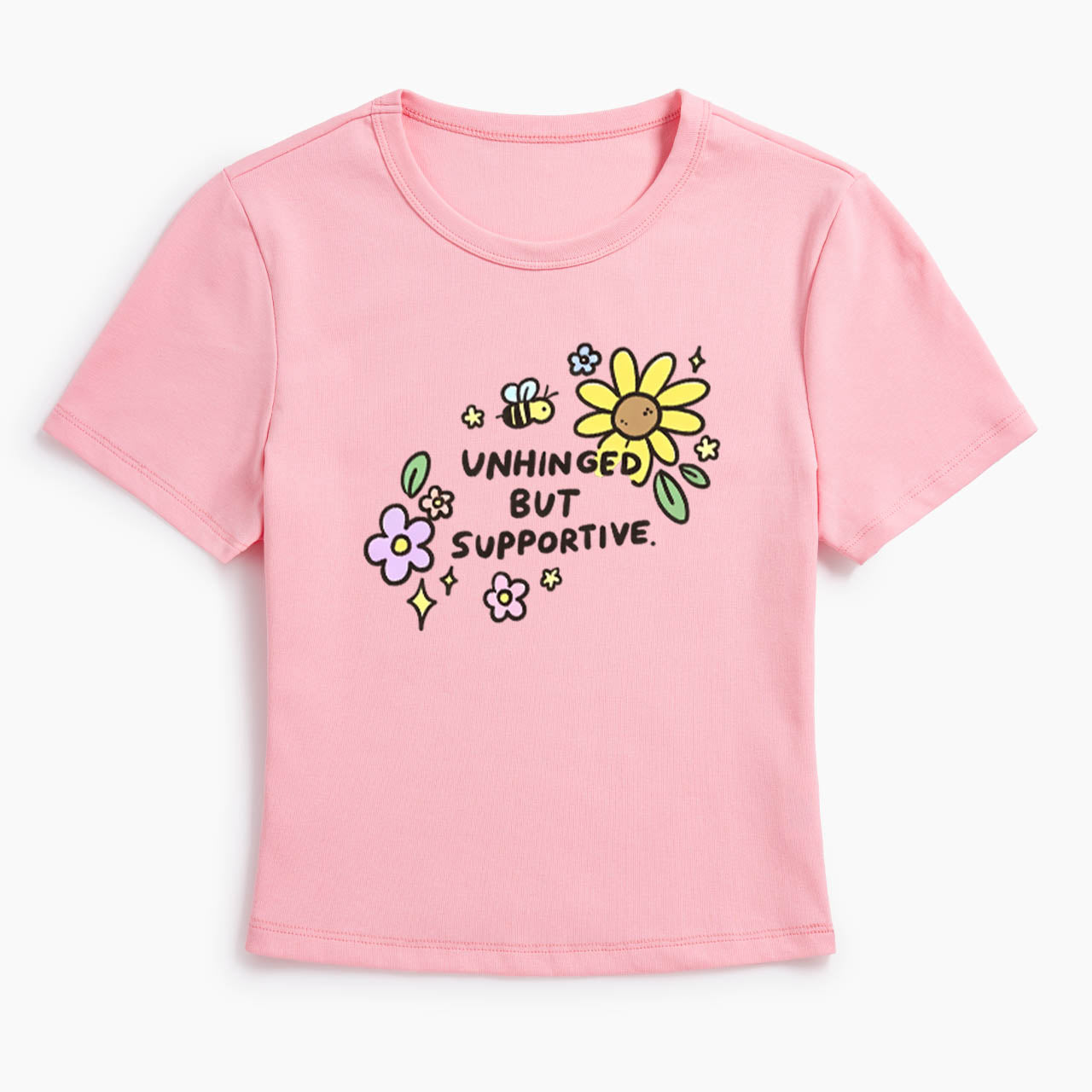 Unhinged But Supportive Baby Tee
