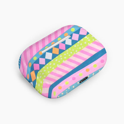 Candy Carnival Stripes Earphone Case
