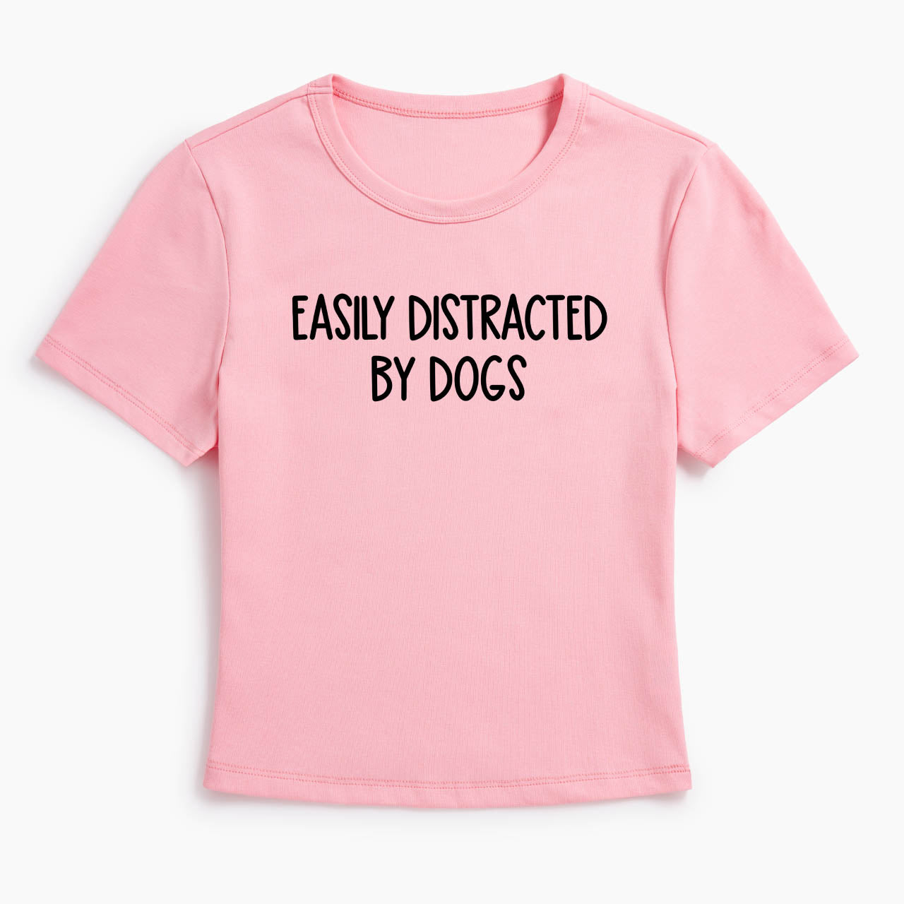 Easily Distracted By Dogs Baby Tee