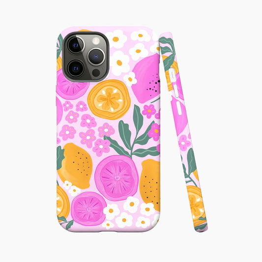 Pink Citrus Garden Phone Case