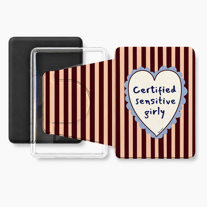 Certified Sensitive Girly Kindle Case