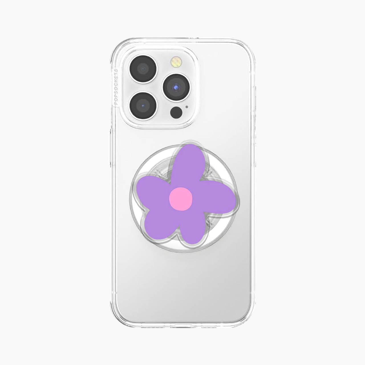 Purple Flower Magnetic Phone Grip Holder Jellypine