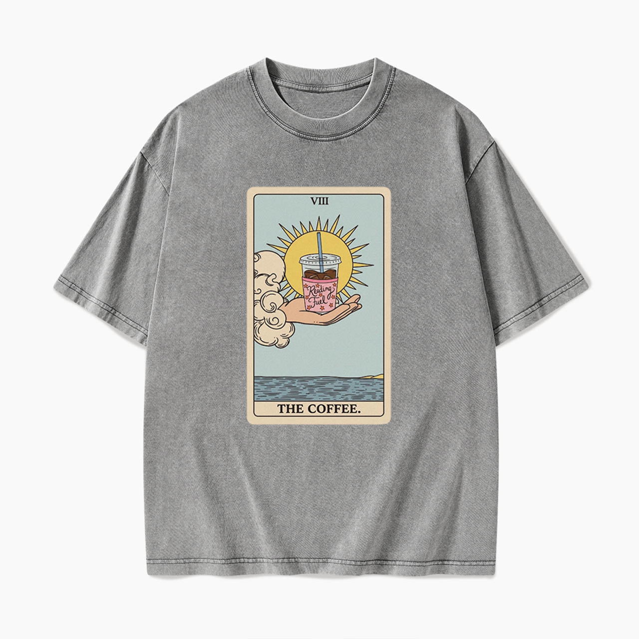 The COFFEE Tarot Card Washed Tees
