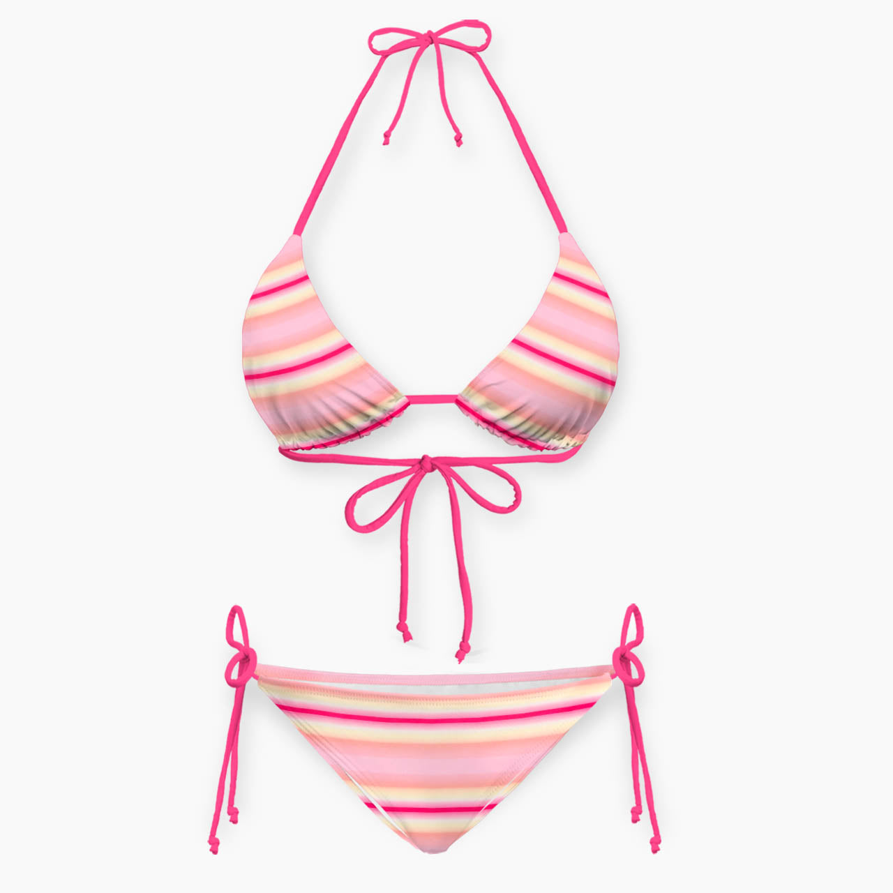 Strawberry Sorbet Print Bikini Set