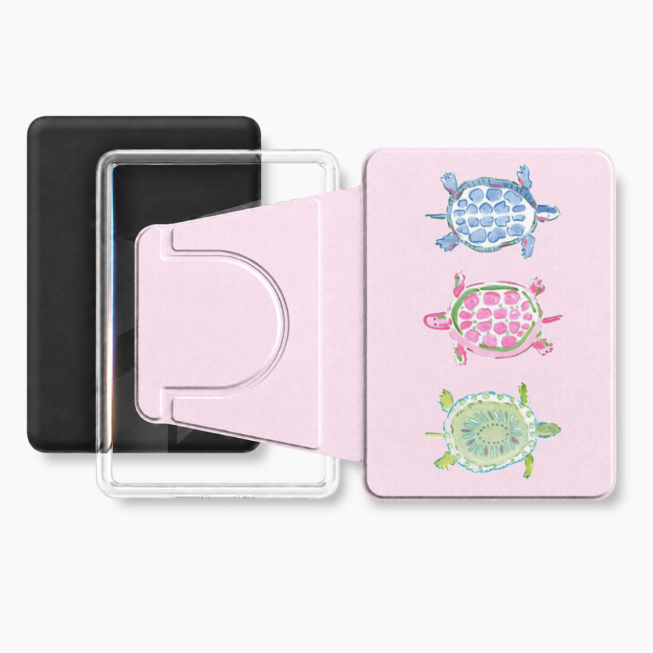 Pastel Turtle Parade Kindle Case