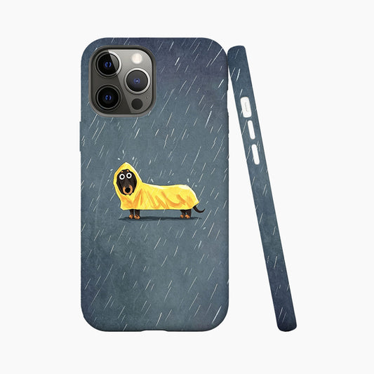 Stormy Weather Tiny Brave Dog Phone Case