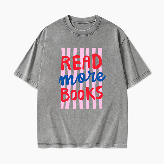 Read More Books Washed Tees