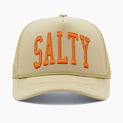 Embroidered Salty Trucker Hat