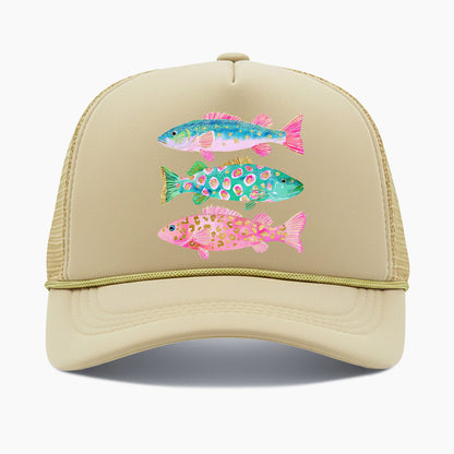 Colorful Fish Trucker Hat