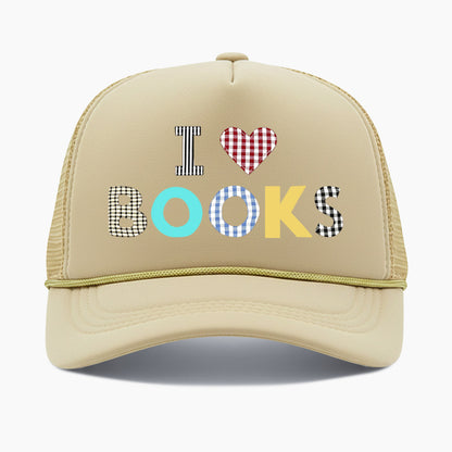 I Love Books Trucker Hat