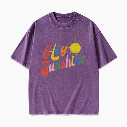 Hey Sunshine Washed Tees
