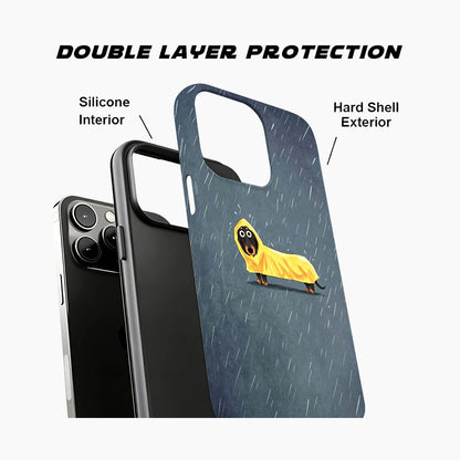 Stormy Weather Tiny Brave Dog Phone Case
