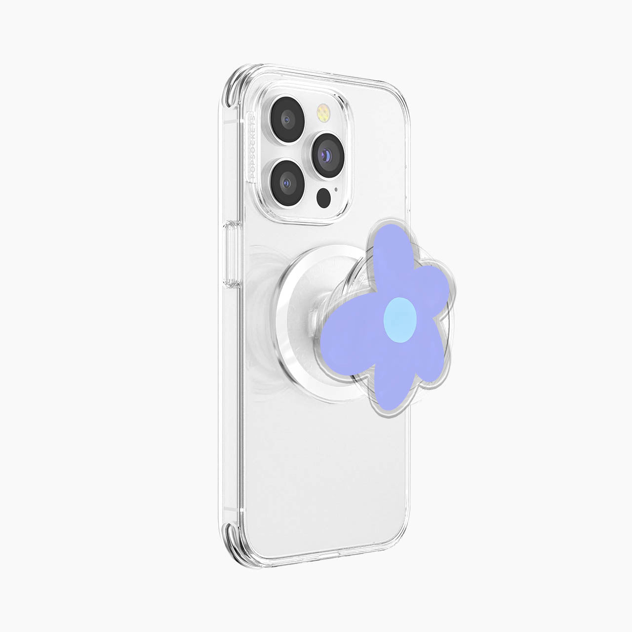 Soft Blue Flower Magnetic Phone Grip Holder Jellypine