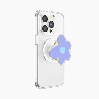Soft Blue Flower Magnetic Phone Grip Holder Jellypine