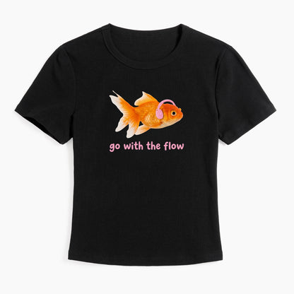 Go With the Flow Baby Tee