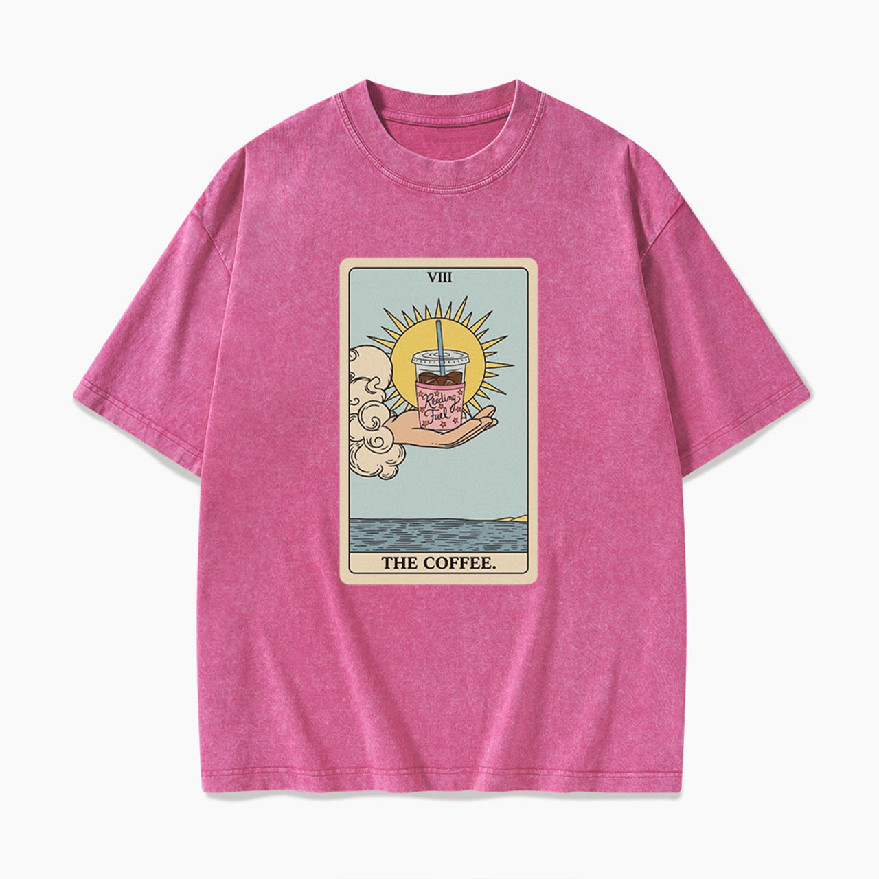 The COFFEE Tarot Card Washed Tees