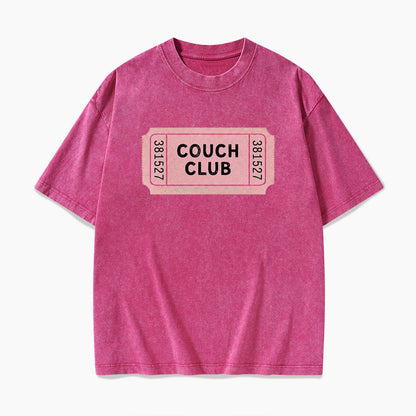 Couch Club Ticket Washed Tees
