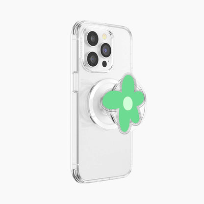 Green Flower Magnetic Phone Grip Holder Jellypine