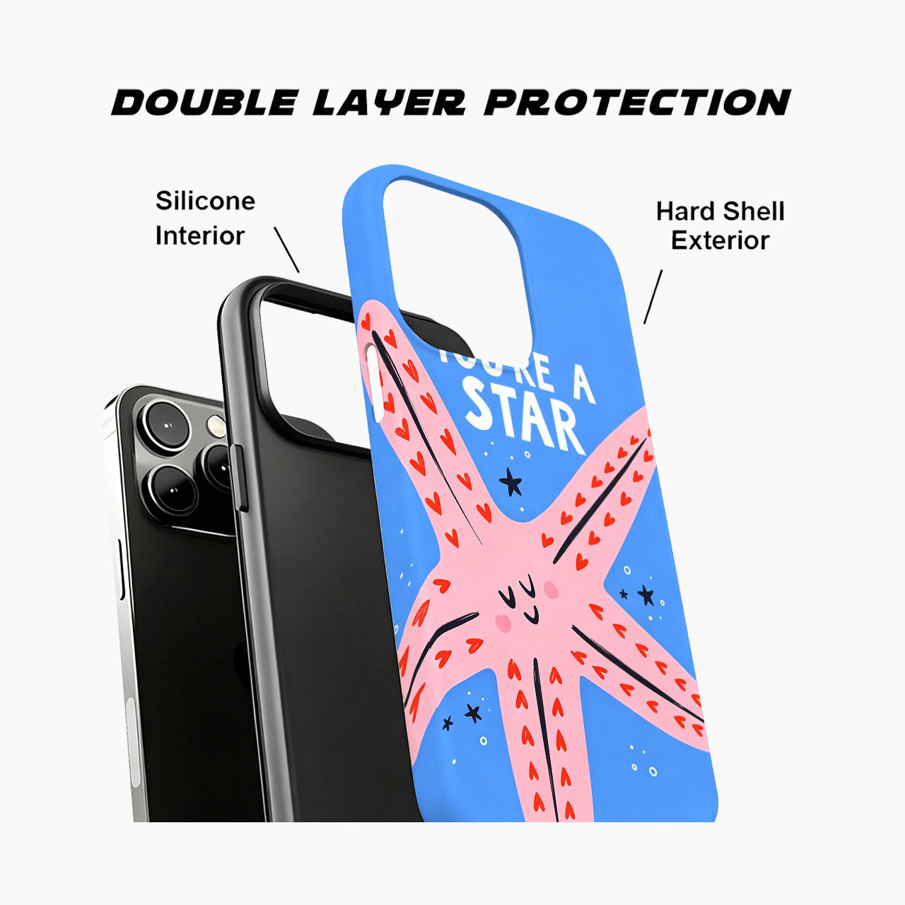 Happy Little Starfish Cheer-Up Phone Case
