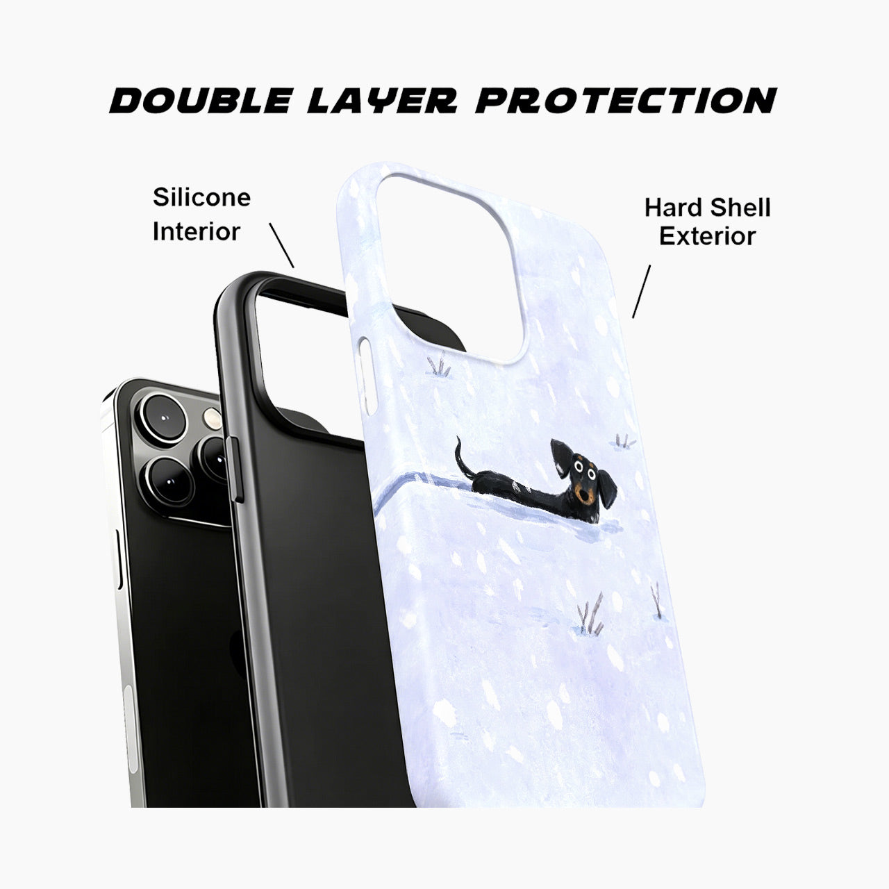 Snow Sausage Adventure Phone Case