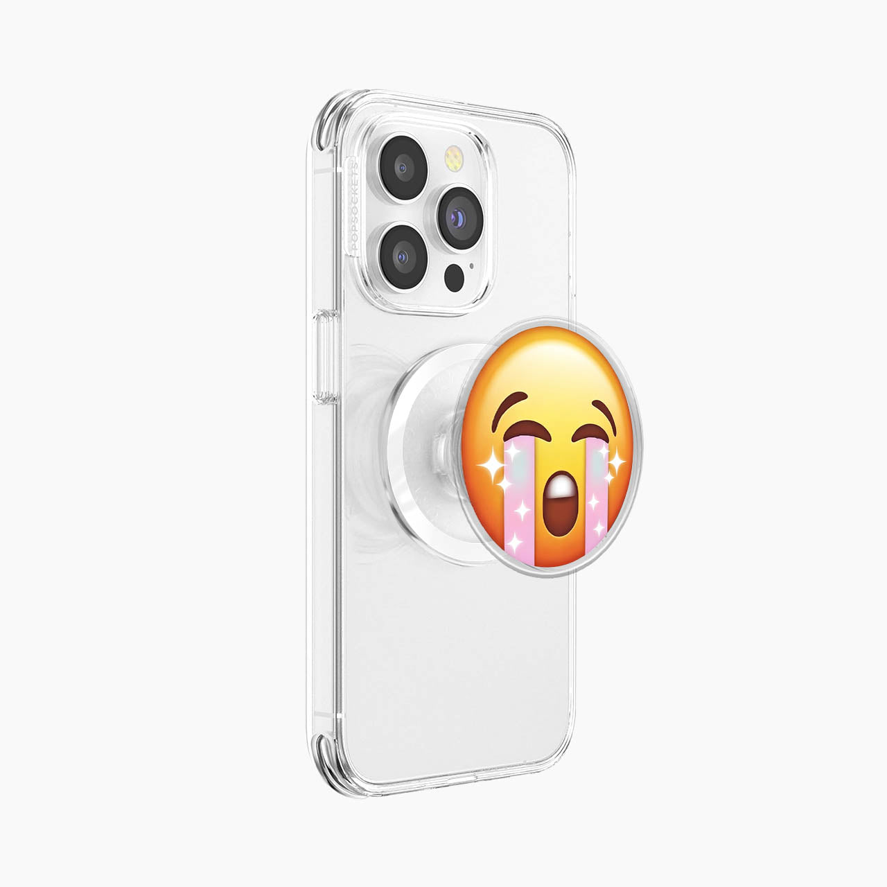Sparkly Happy Cry Magnetic Phone Grip Holder Jellypine
