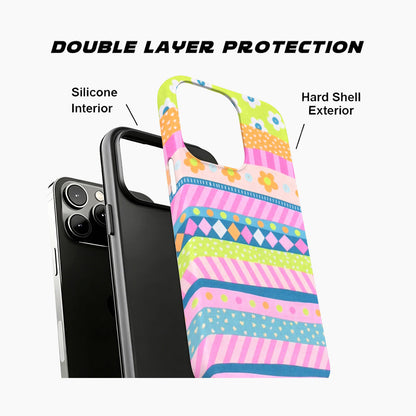 Candy Carnival Stripes Phone Case