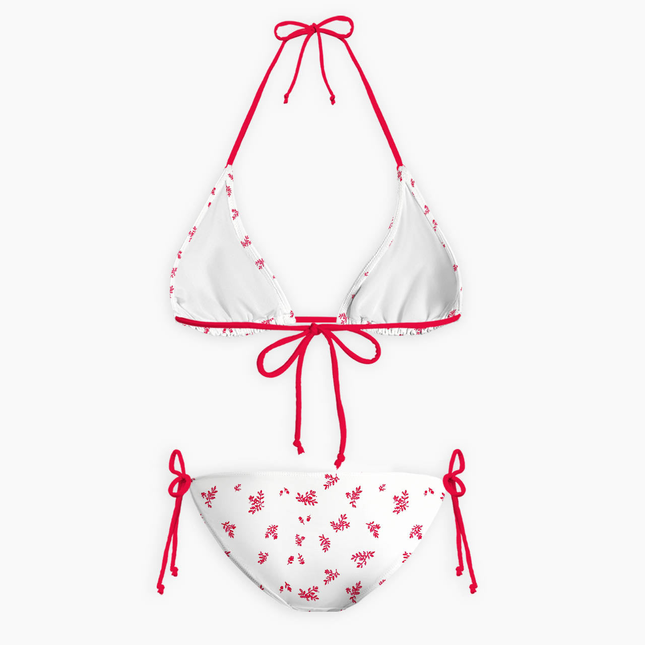 Sweet Berry Ditsy Print Bikini Set