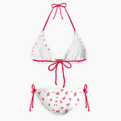 Sweet Berry Ditsy Print Bikini Set