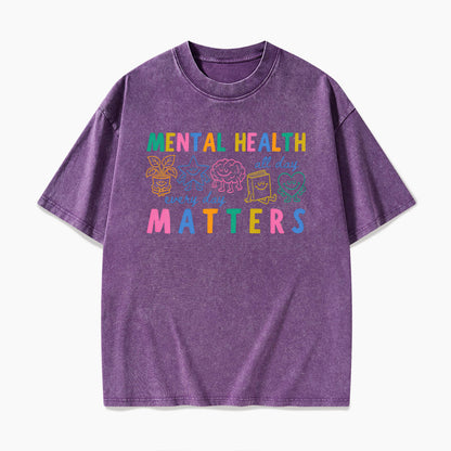 Mental Health Matters Washed Tees