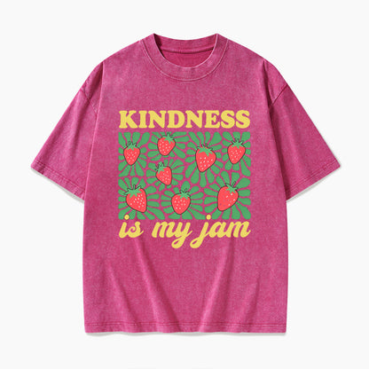 Kindness in My Jam Washed Tees