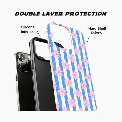 Blue Breeze Daisy Phone Case