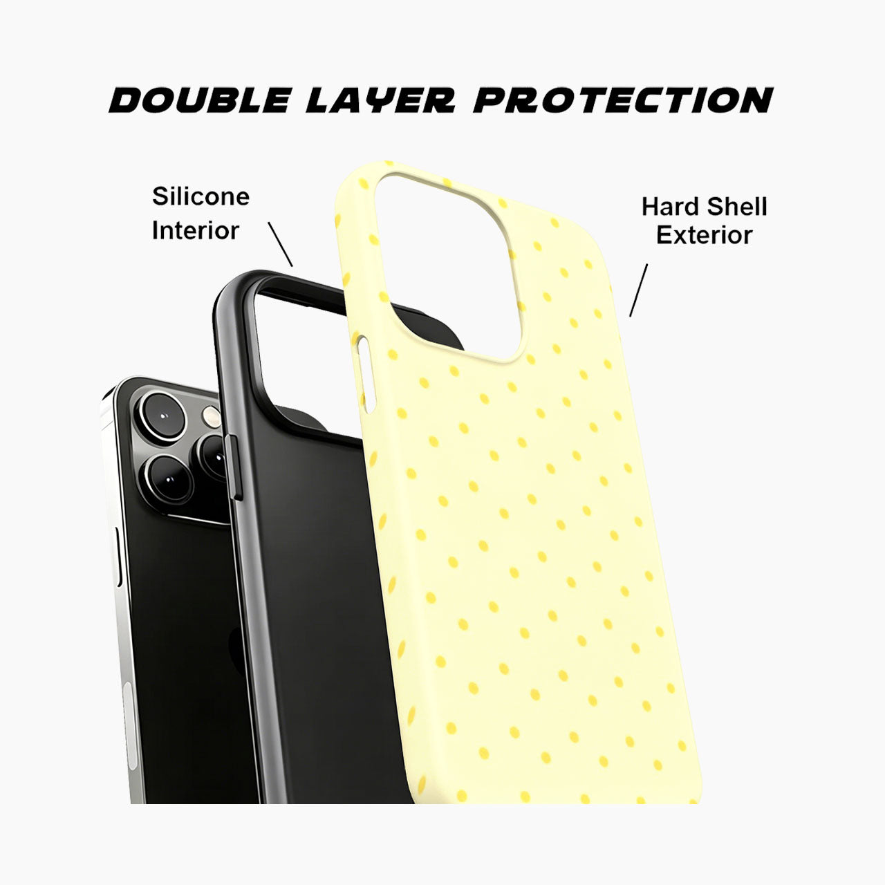 Sunny Lemon Dots Phone Case