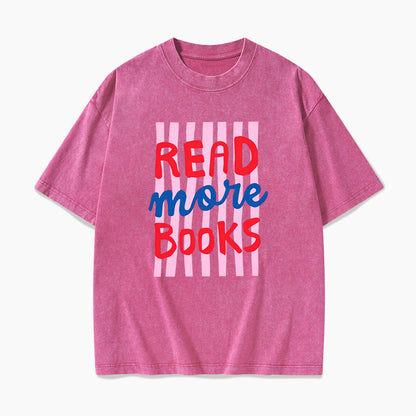 Read More Books Washed Tees