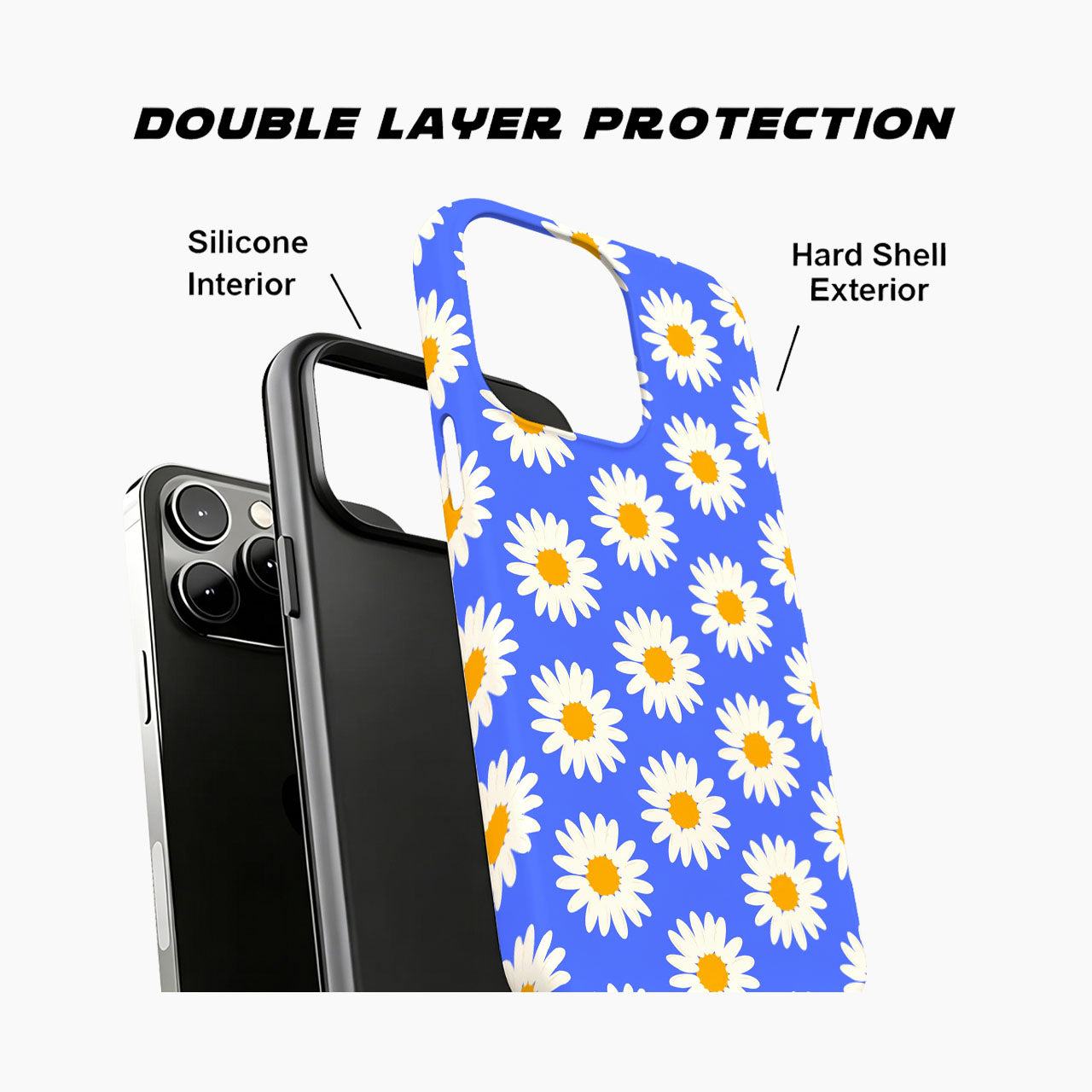 Blue Sky Daisy Phone Case
