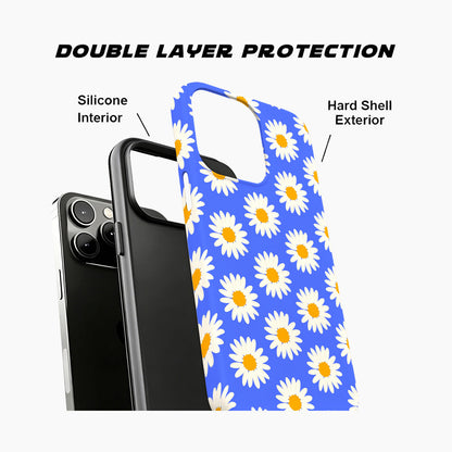Blue Sky Daisy Phone Case