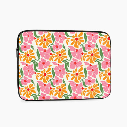 Tropical Happy Bloom Laptop Sleeve