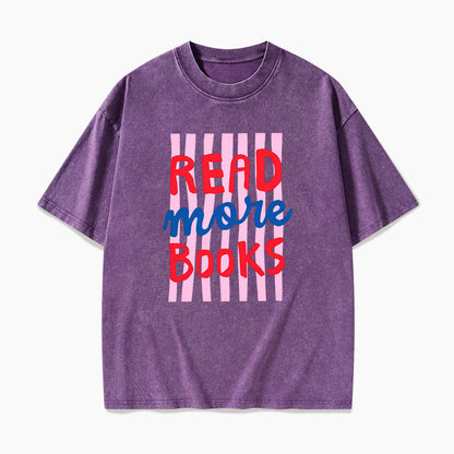 Read More Books Washed Tees