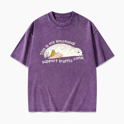 This is my Emotional Support Traffic Cone Washed Tees